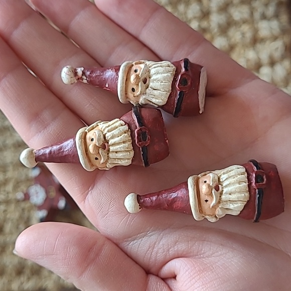 Bundle of Christmas holiday miniature decorative figures - Picture 2 of 5